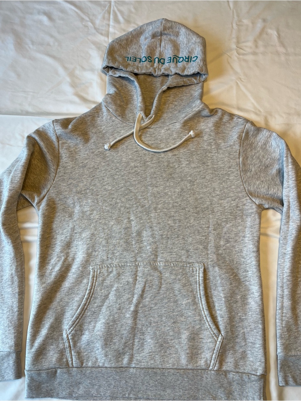 Cirque Du Soleil Graphic Hoodie Gray Pullover Sweatshirt Medium